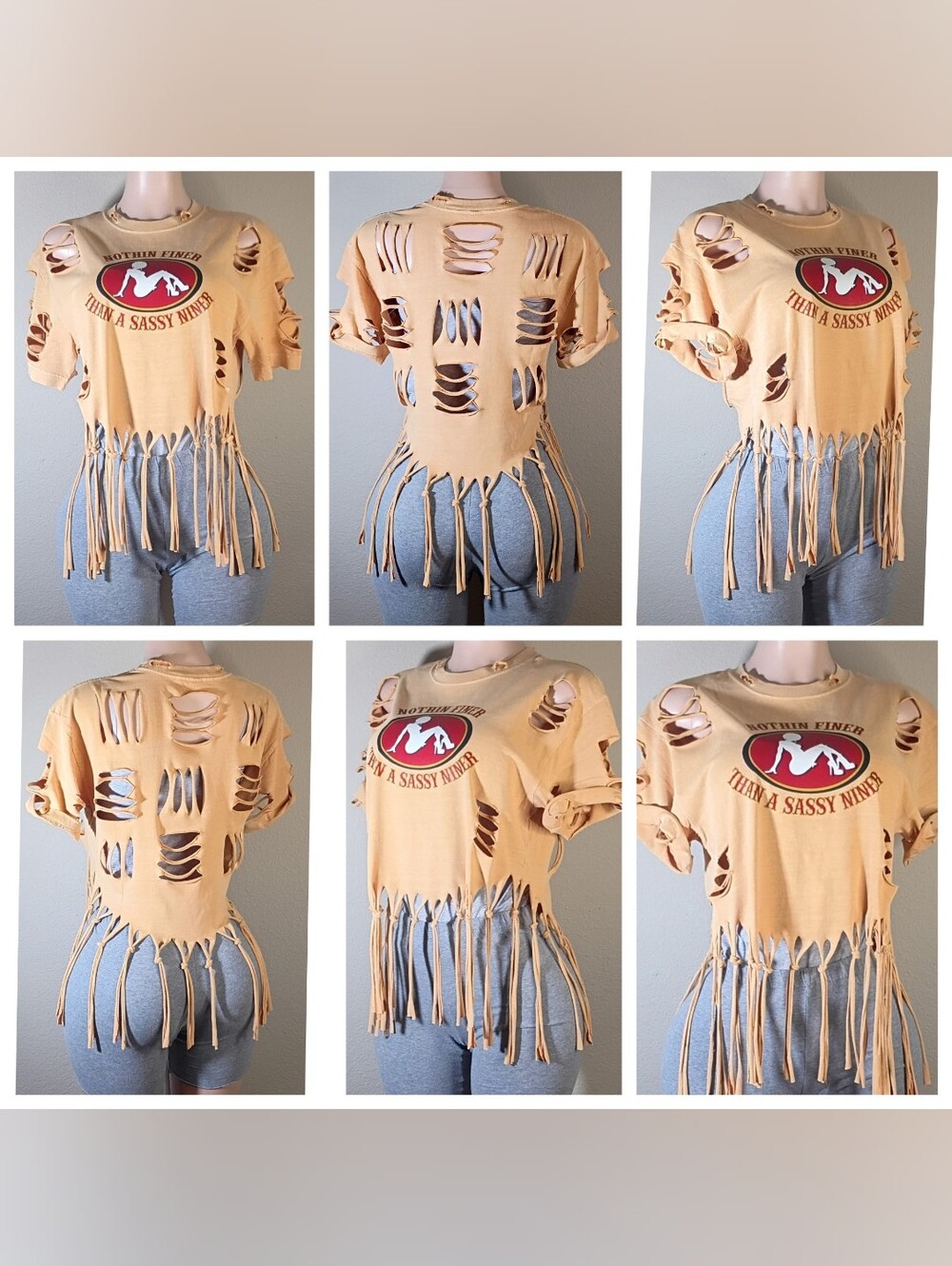 San Francisco 49ers Fringe Tshirt